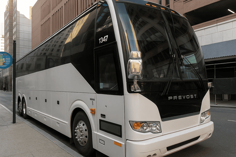 a Jacksonville Coach Bus Service coach bus