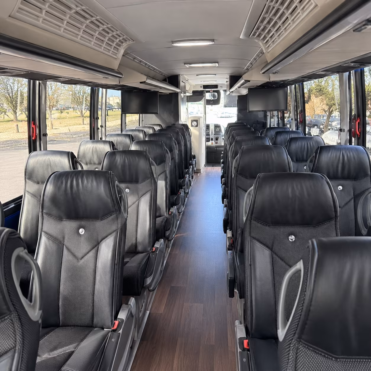 charter buses for military ceremonies graduations change of command events