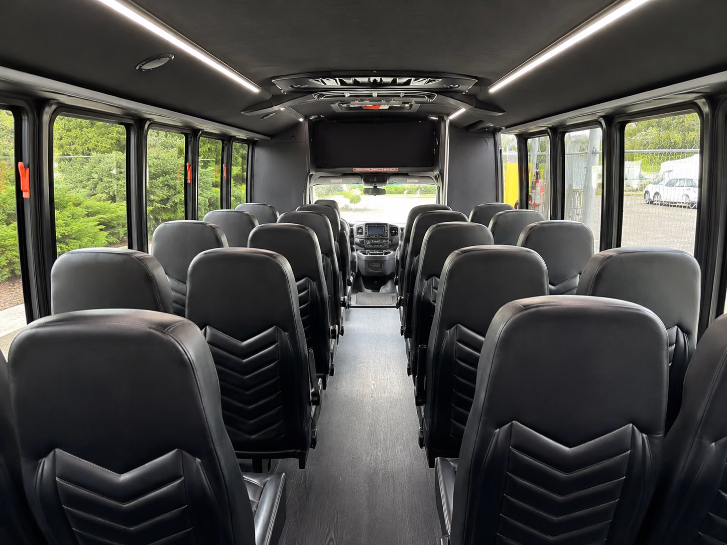 jacksonville 15 passenger minibus inside