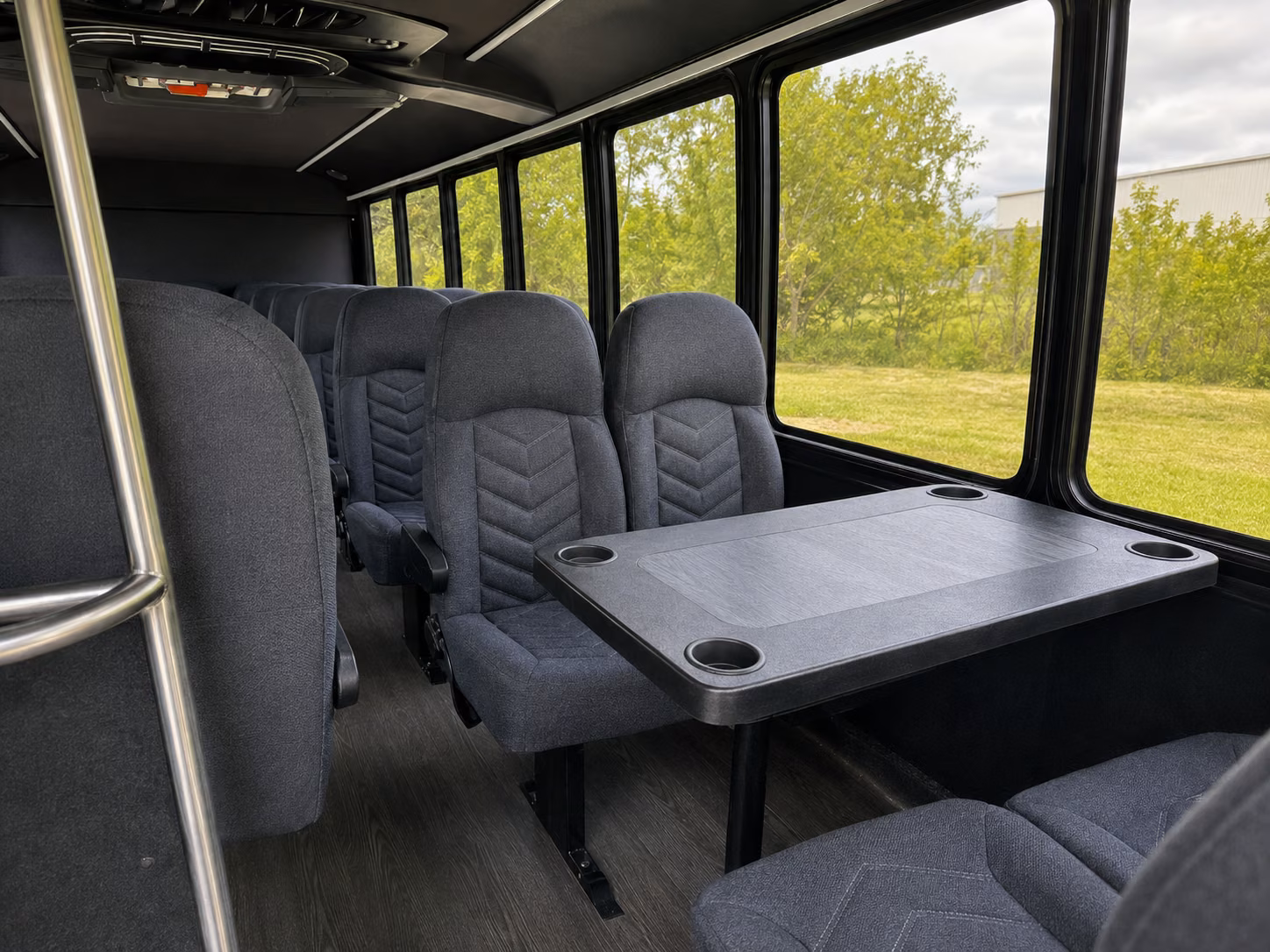 jacksonville 18 passenger minibus inside