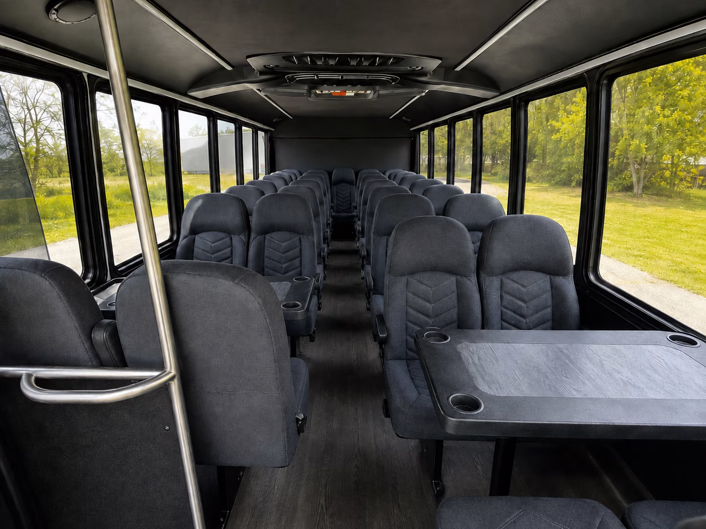jacksonville 18 passenger minibus interior