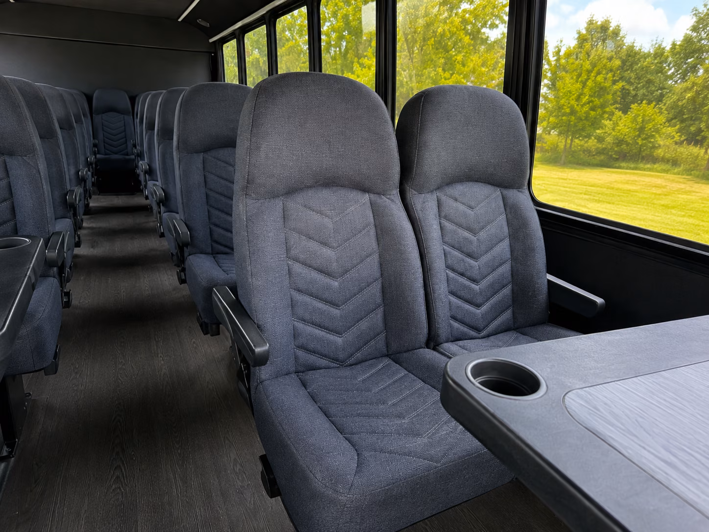jacksonville 20 passenger minibus inside