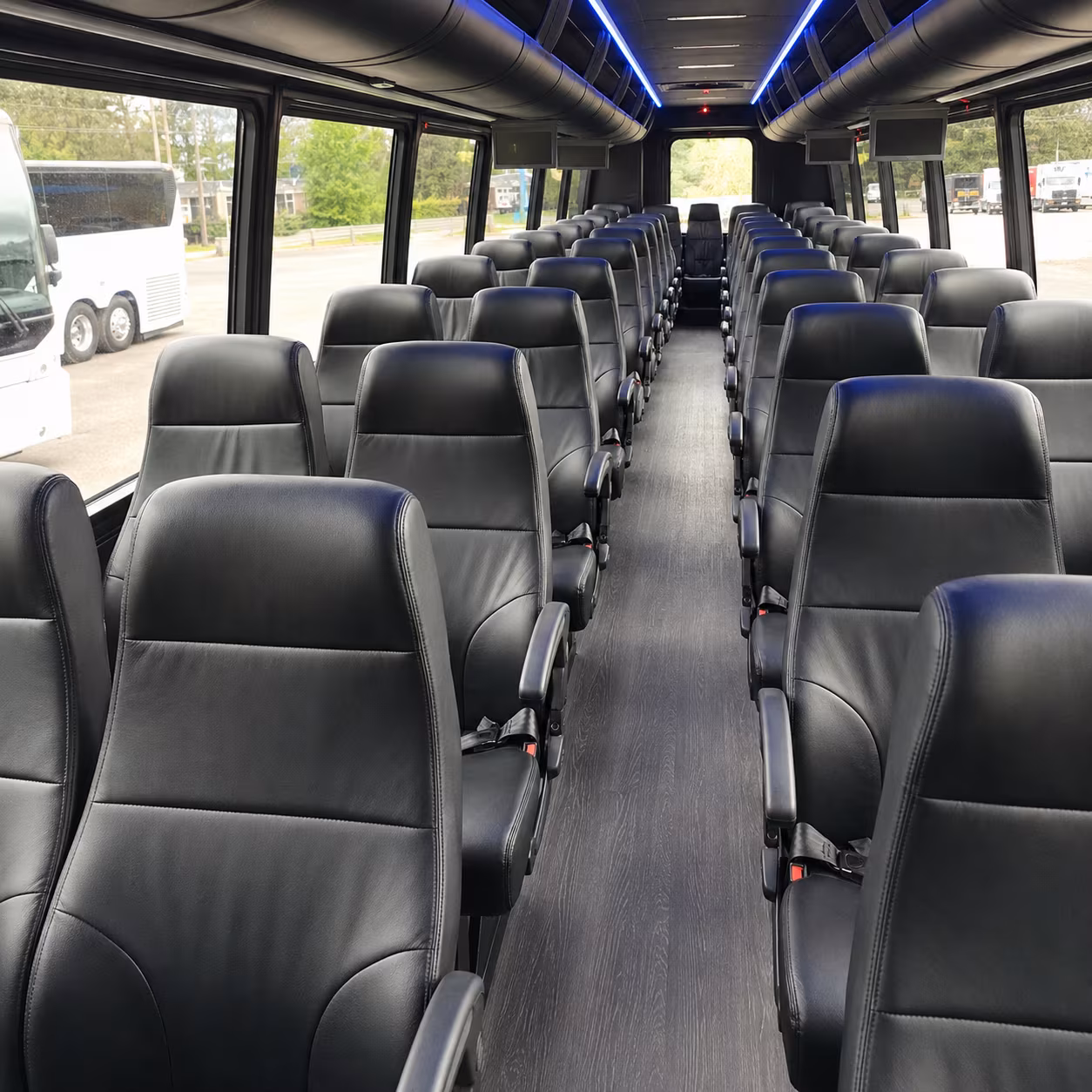 jacksonville 28 passenger minibus interior