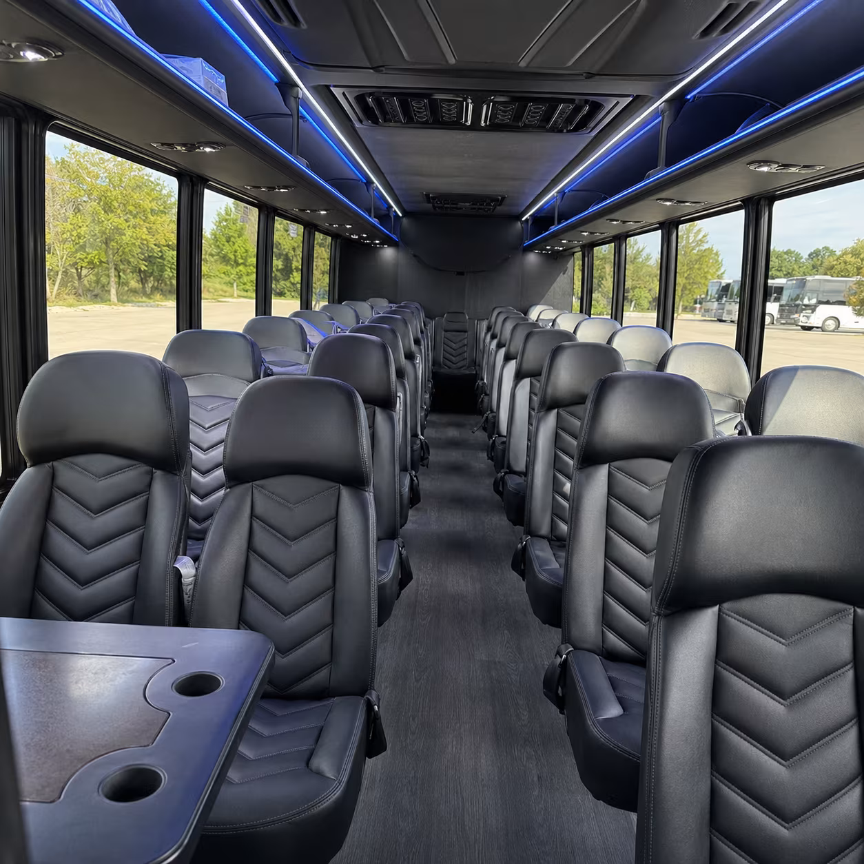 jacksonville 30 passenger minibus inside