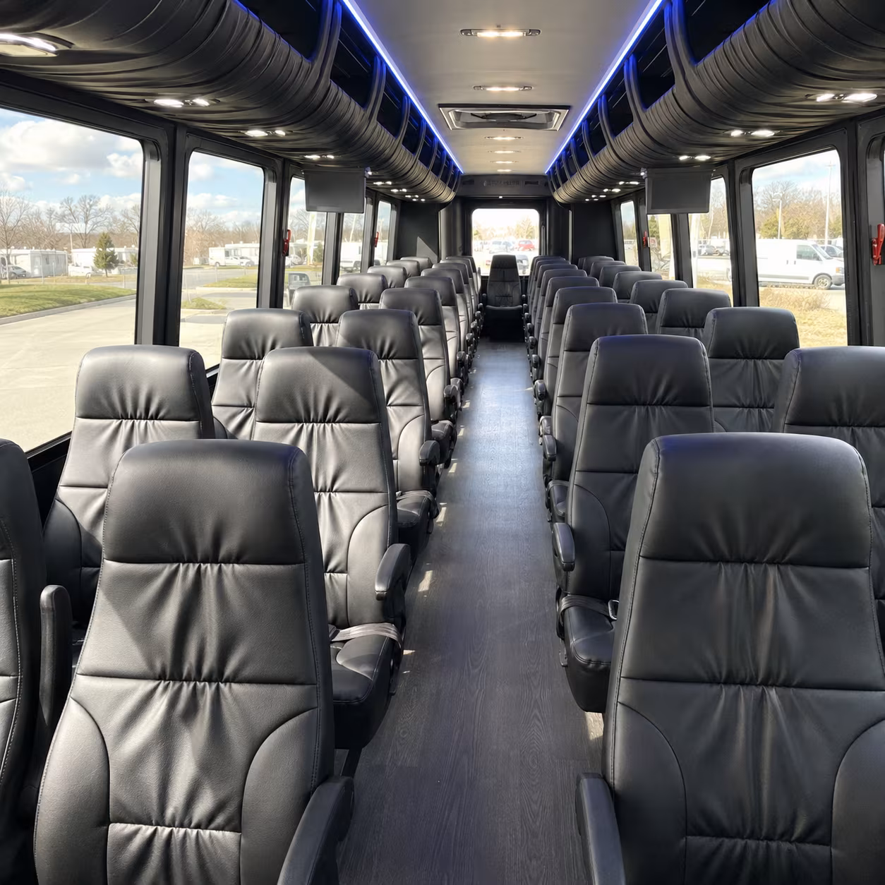 jacksonville 30 passenger minibus interior