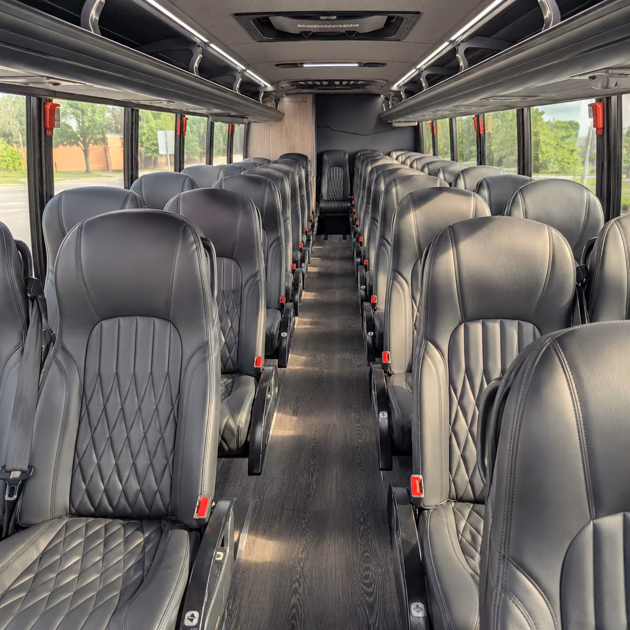 jacksonville 35 passenger minibus inside
