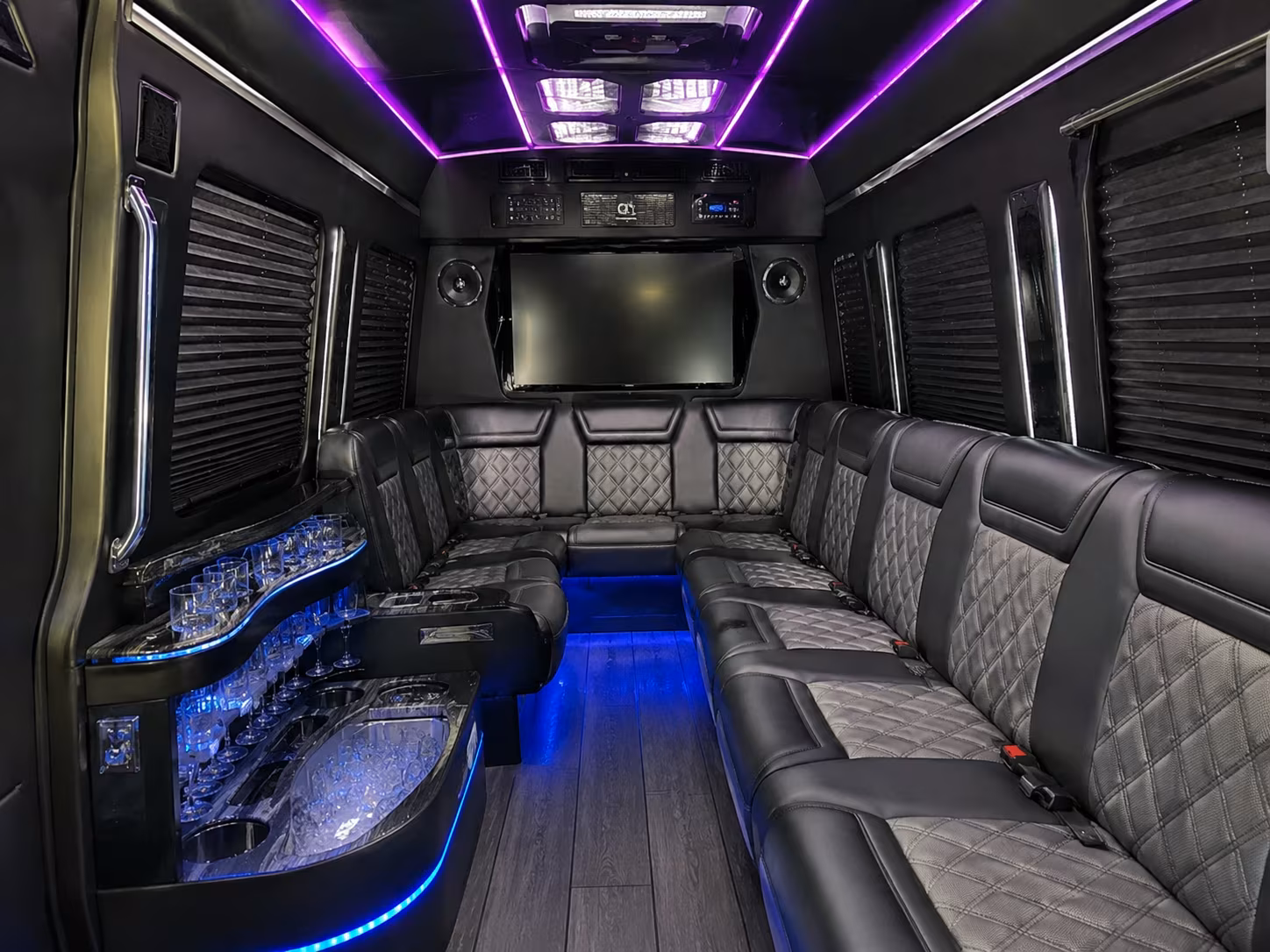 jacksonville sprinter limousine interior